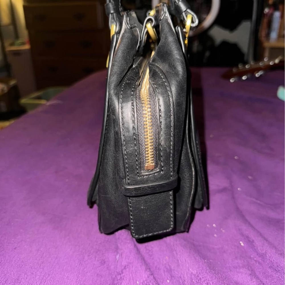 Fossil Leather Brooke Satchel Black - Picture 4 of 9